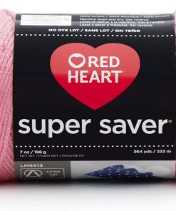 RED HEART Super Saver Yarn. Perfect Pink